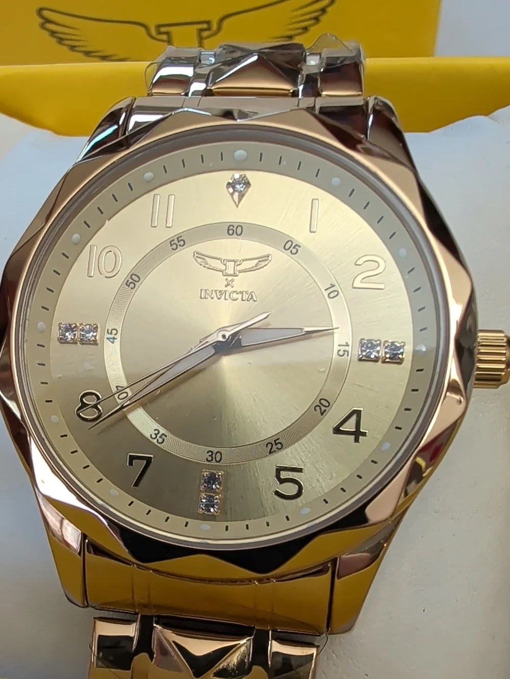 NWT Invicta Specialty I Men’s Gold-Tone Watch (Model 69018)